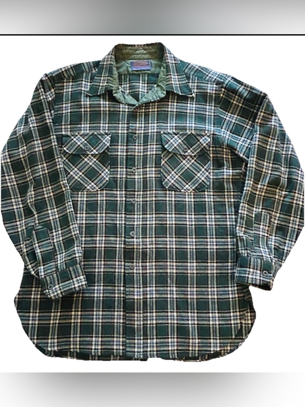 VTG 100% Virgin Wool Pendleton Men’s L Board Shirt
